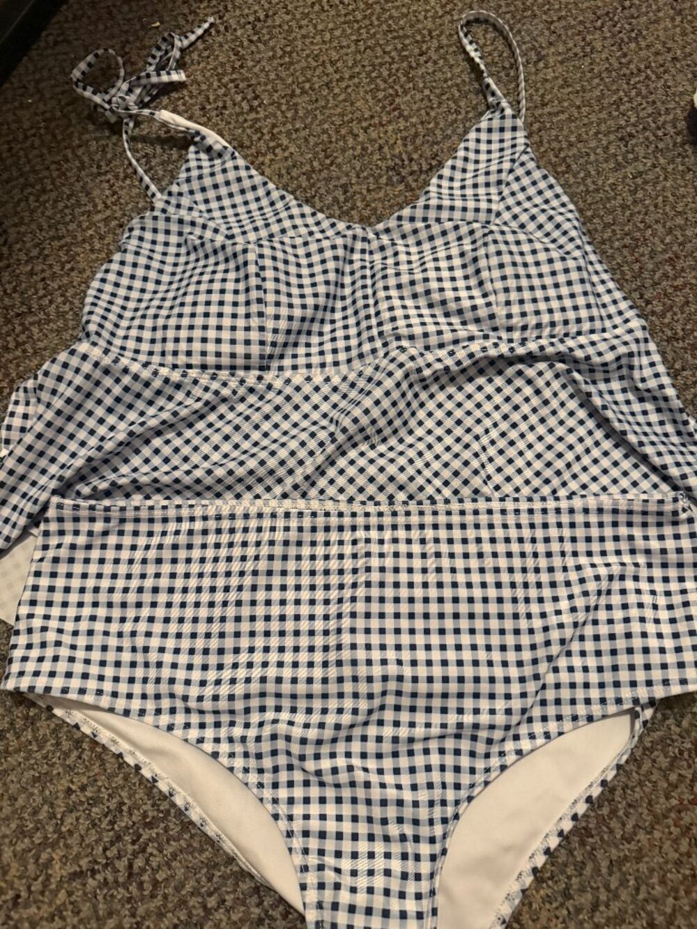 Large Simply Southern Plaid Tankini